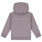 توب هودي بسحاب  بالشعار باللون البنفسجي , 1, hi-res