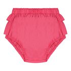 Baby Girls Pink Apple Dress, 1, hi-res