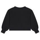 سويت شيرت بنات بالشعار بطبعه تيدى بير باللون الاسود , 1, hi-res