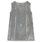 Girls Gold & White Logo Dress Set, 1, hi-res