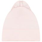 Baby Gilrs Pink Floral Blanket & Hat Set, 1, hi-res
