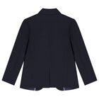 Boys Navy Blue Suit, 1, hi-res