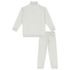 بدلة رياضية أولاد بالشعار باللون الرمادى, 1, hi-res