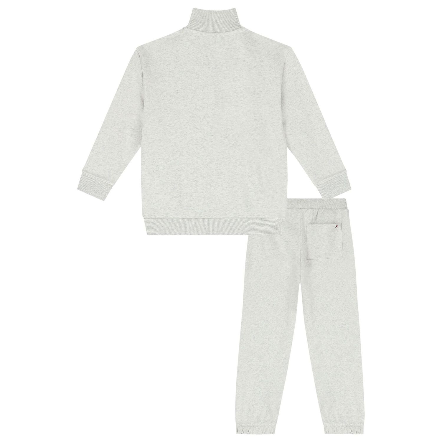 بدلة رياضية أولاد بالشعار باللون الرمادى, 1, hi-res
