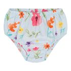 Baby Girls Blue Floral Dress Set, 2, hi-res