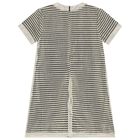 فستان بناتي باللون الأسود و الذهبي بشعار, 2, hi-res