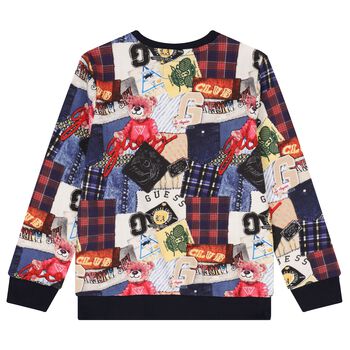 Boys Multi-Coloured Logo Sweatshirt