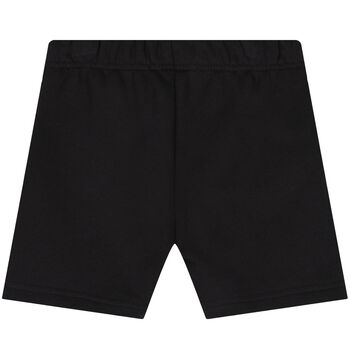 Black Logo Shorts