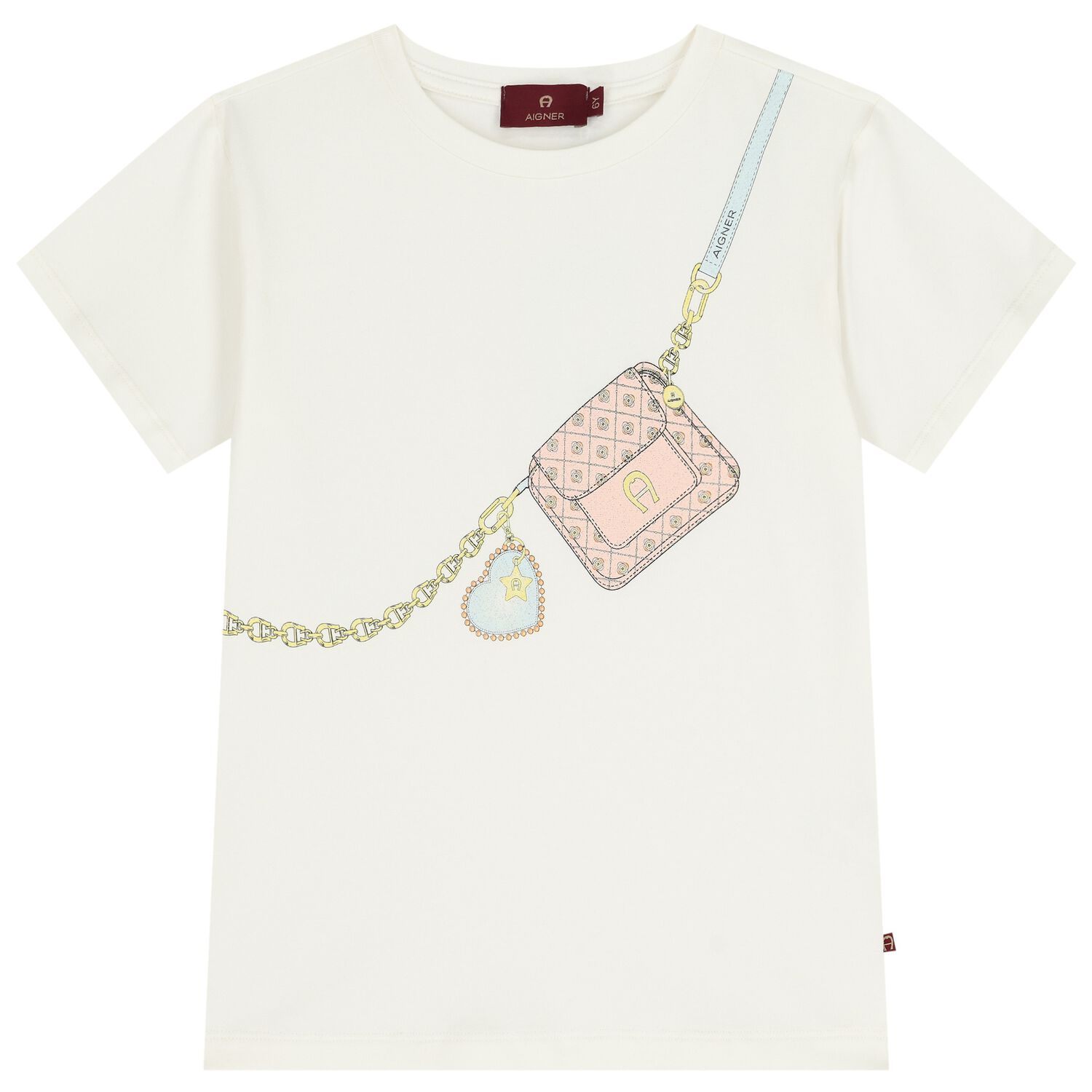 Girls Ivory Bag T-Shirt, 1, hi-res