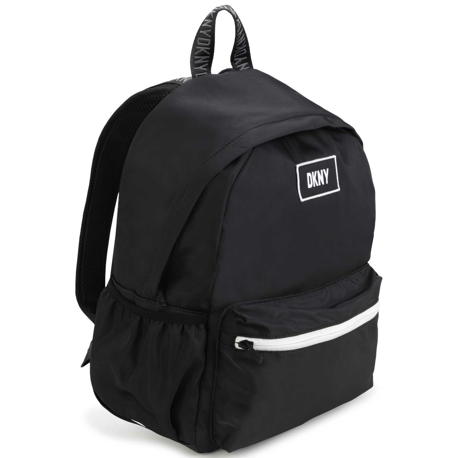 Black & White Logo Backpack, 1, hi-res