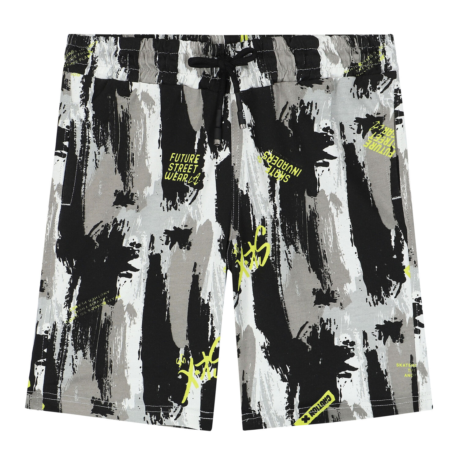 Boys Black & White Shorts, 1, hi-res image number null