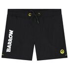 Boys Black Logo Swim Shorts, 2, hi-res