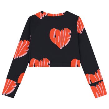 بلوزة سوداء بأكمام طويلة للبنات