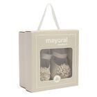 حذاء بنات ما قبل المشي باللون العاجي, 4, hi-res