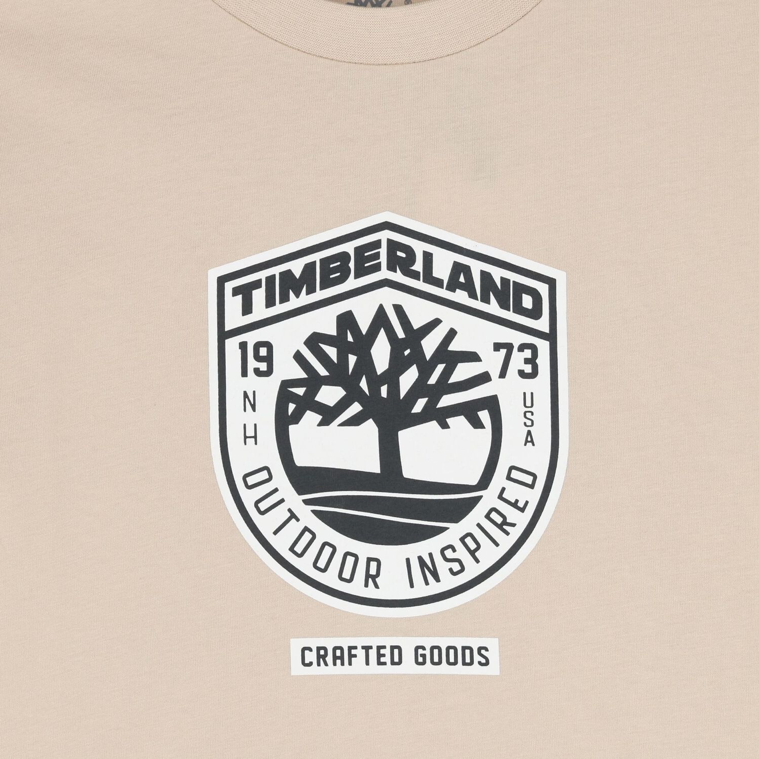 Boys Beige Logo T-Shirt, 3, hi-res