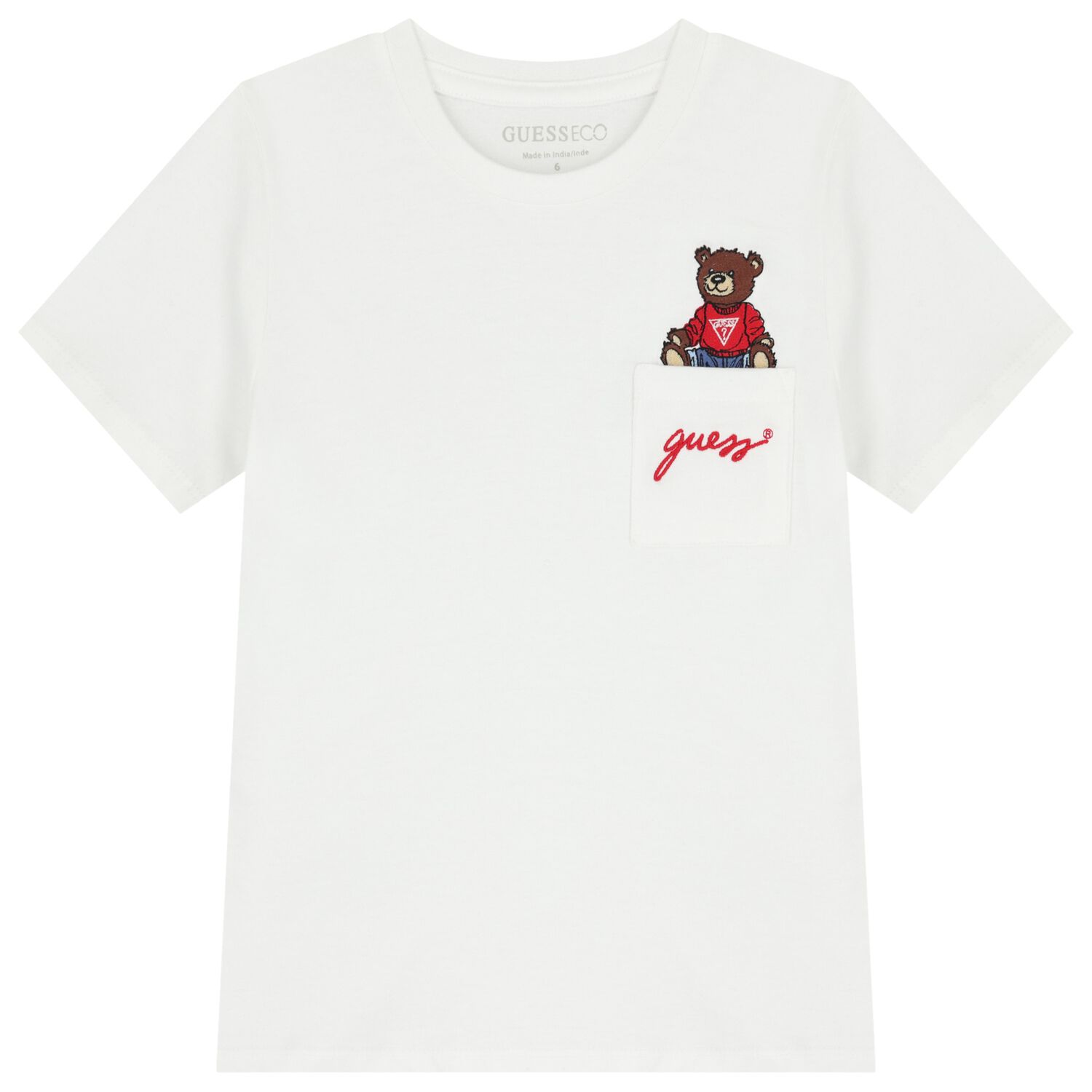 White Teddy Bear T-Shirt, 1, hi-res
