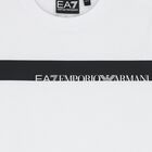 Boys White & Black Logo T-Shirt, 1, hi-res