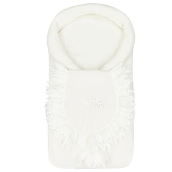 Baby Girls Ivory Swan Nest