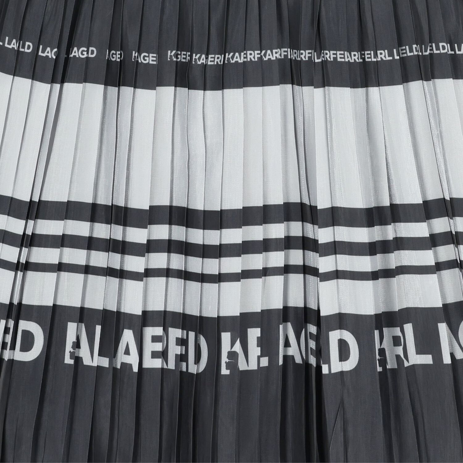 Girls Black & Silver Logo Pleated Dress, 1, hi-res