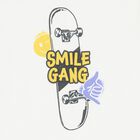 Boys White & Grey Shorts Set, 1, hi-res