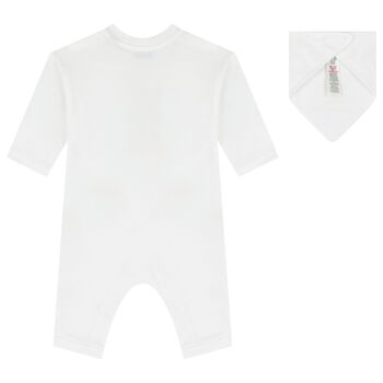 White Thomas bear Romper Gift Set