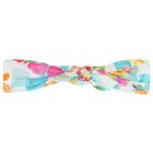 Girls White, Blue & Pink Floral Dress Set, 3, hi-res