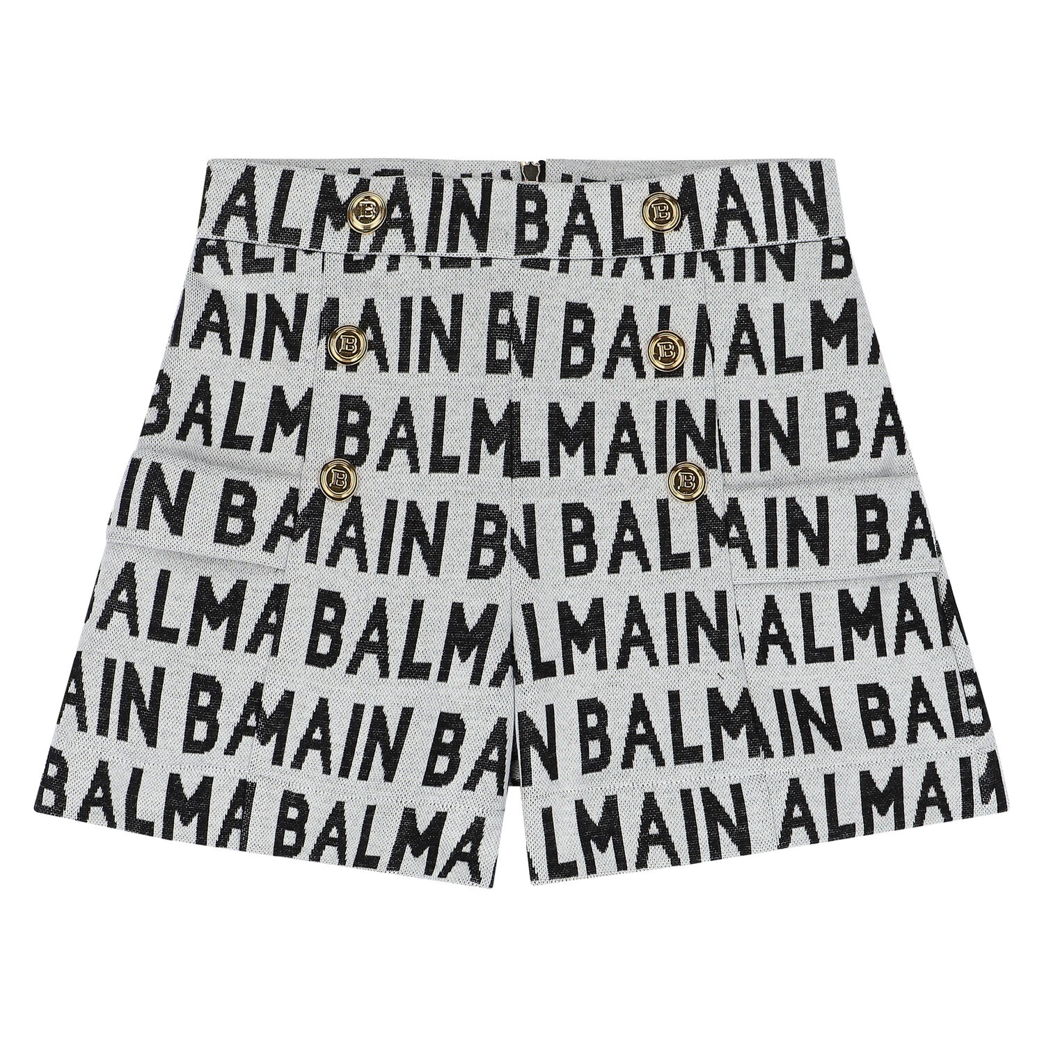 شورت بالشعار باللون الرمادي للبنات, 1, hi-res image number null