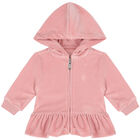 Baby Girls Pink Logo Tracksuit, 1, hi-res