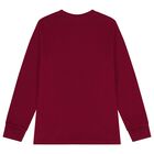 Boys Burgundy Polo Bear Long Sleeve Top, 1, hi-res