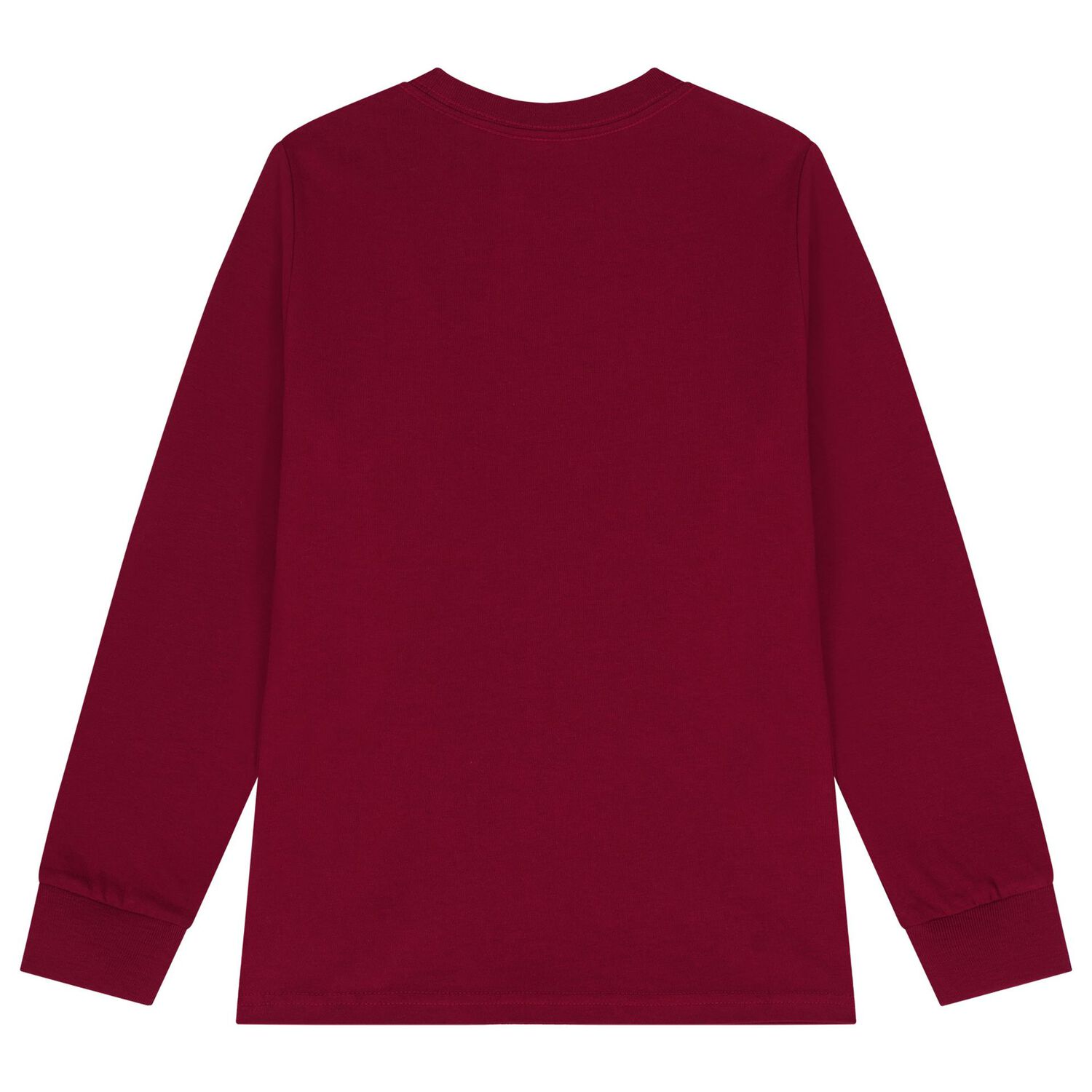 Boys Burgundy Polo Bear Long Sleeve Top, 1, hi-res