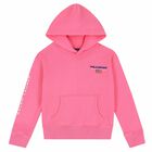 Older Girls Pink Logo Hooded Top, 1, hi-res