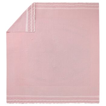 Baby Girls Pink Knit Blanket