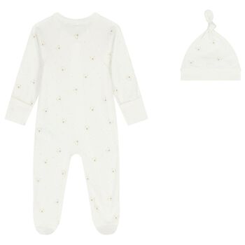 White Teddy Bear Babygrow Set