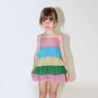 Girls Rainbow Stripe Lumiere Dress, 1, hi-res