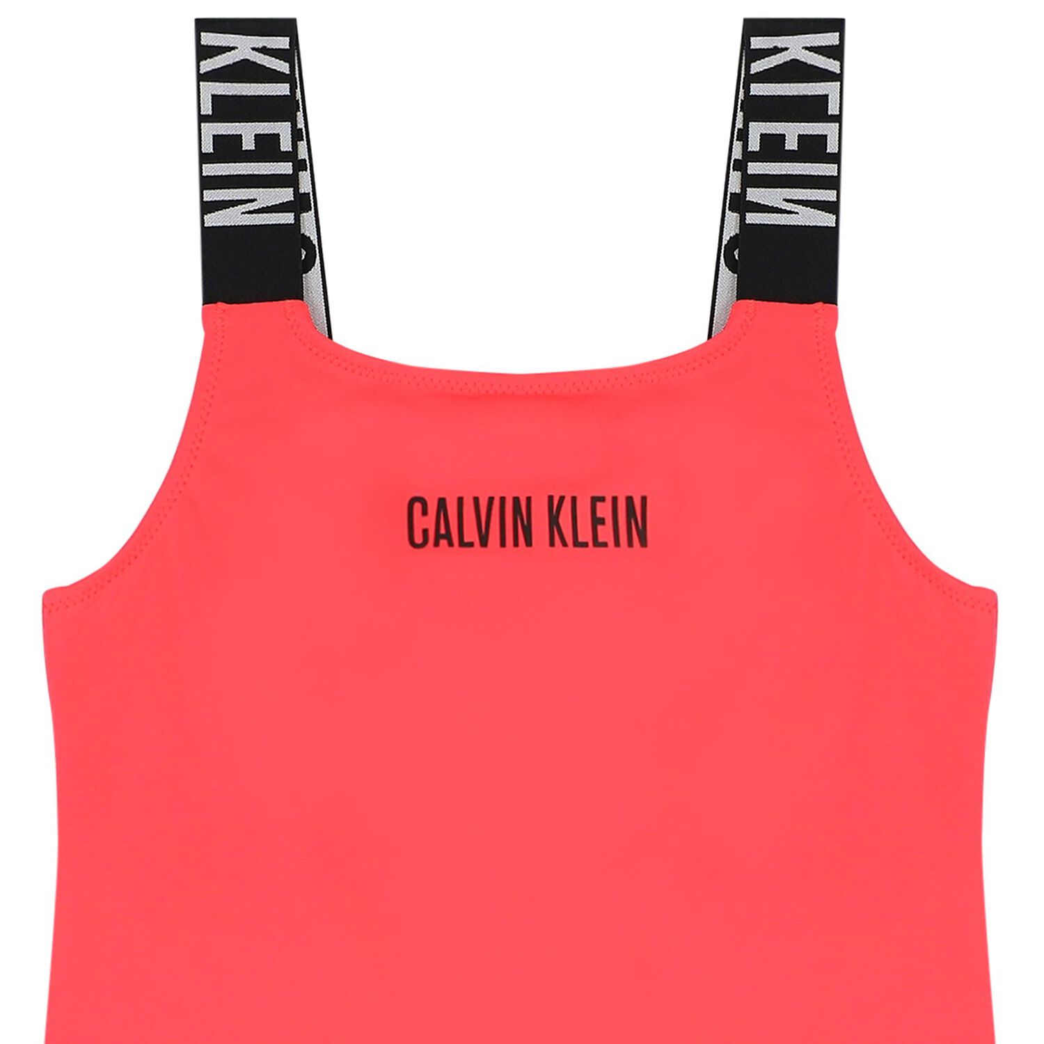 Girls Red Logo Swimsuit , 1, hi-res