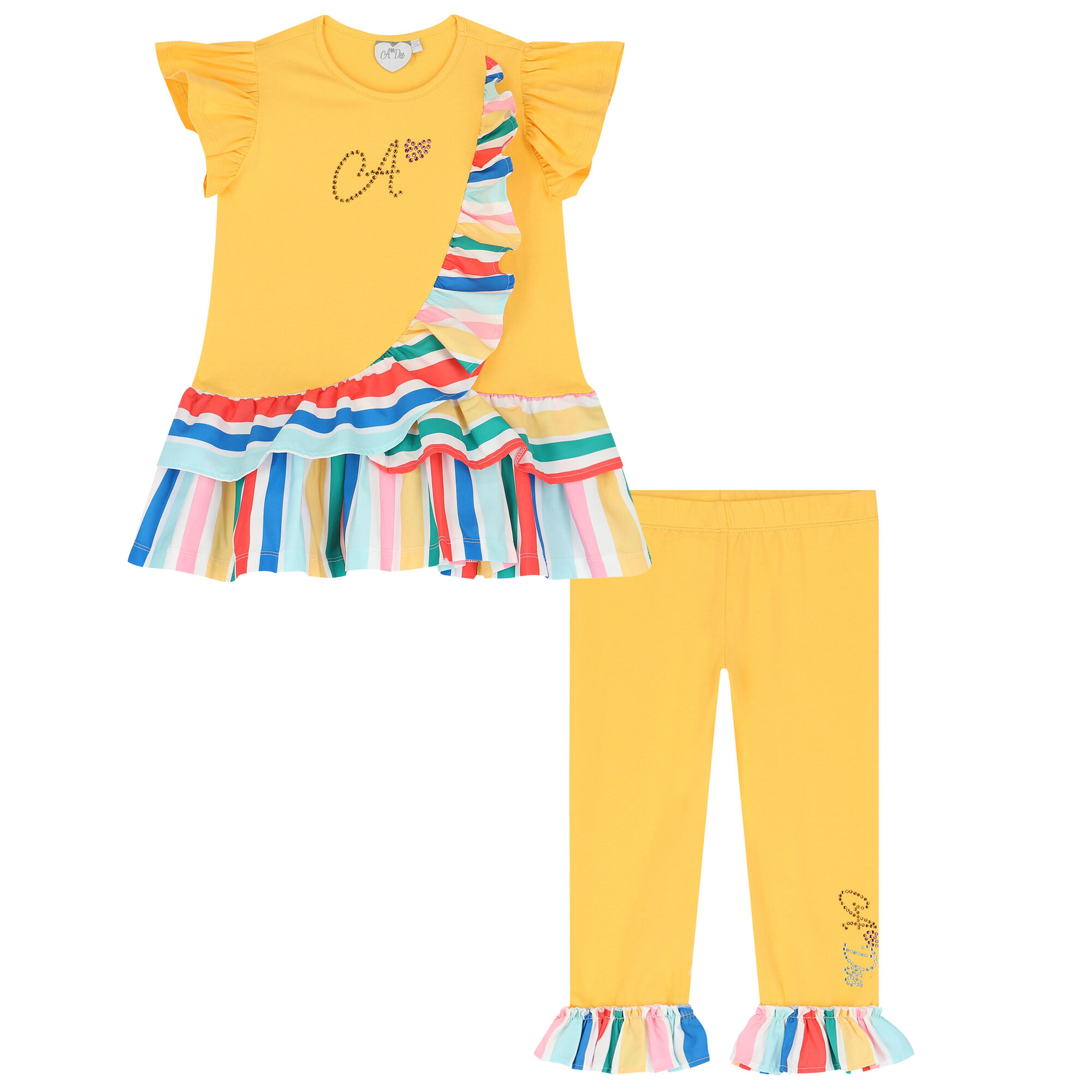 Baby girl mustard leggings 2025