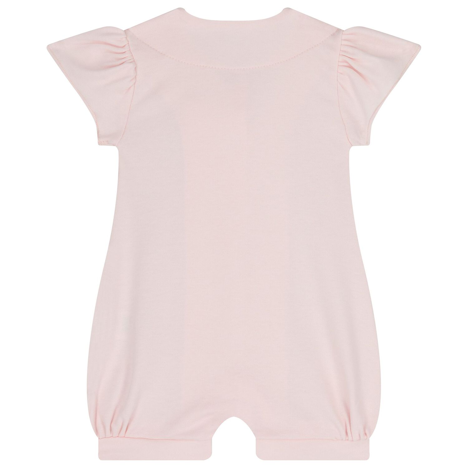 Baby Girls Pink Floral Romper, 1, hi-res