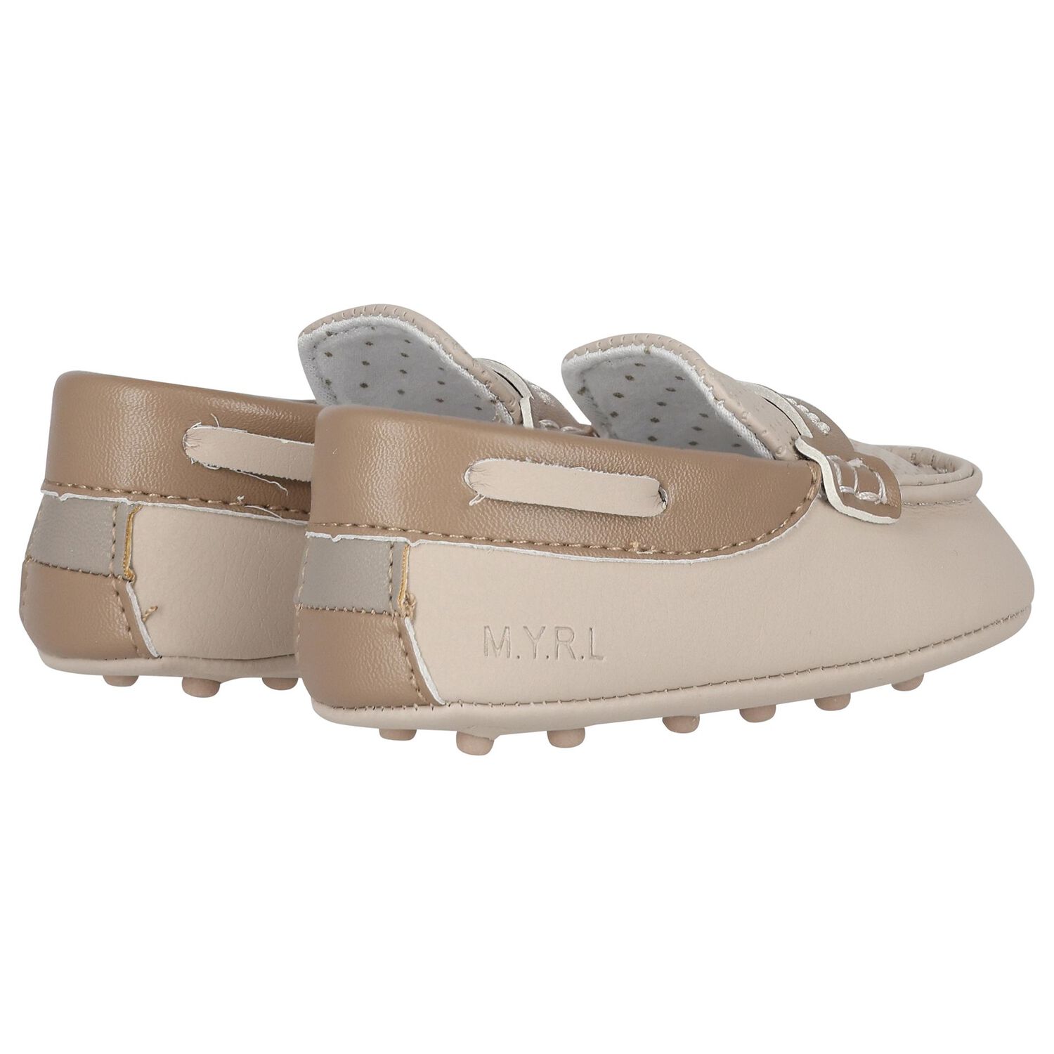 Baby Boys Beige Moccasins, 1, hi-res image number null
