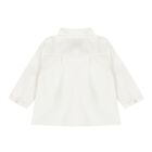 Baby Boys White & Beige Waistcoat Suit, 1, hi-res