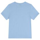 طقم شورتات للأولاد باللونين الأزرق والرمادي مع شعار, 2, hi-res