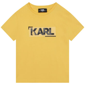 Boys Yellow Logo T-Shirt