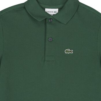 Boys Green Logo Polo Shirt