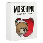 توب بأكمام طويلة بشعار تيدي بير باللون الأحمر , 2, hi-res