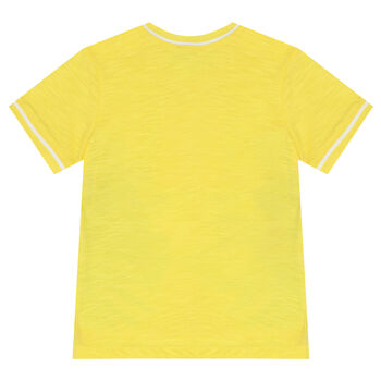 Boys Yellow & Green T-Shirt, 1 Boys Yellow & Green T-Shirt
