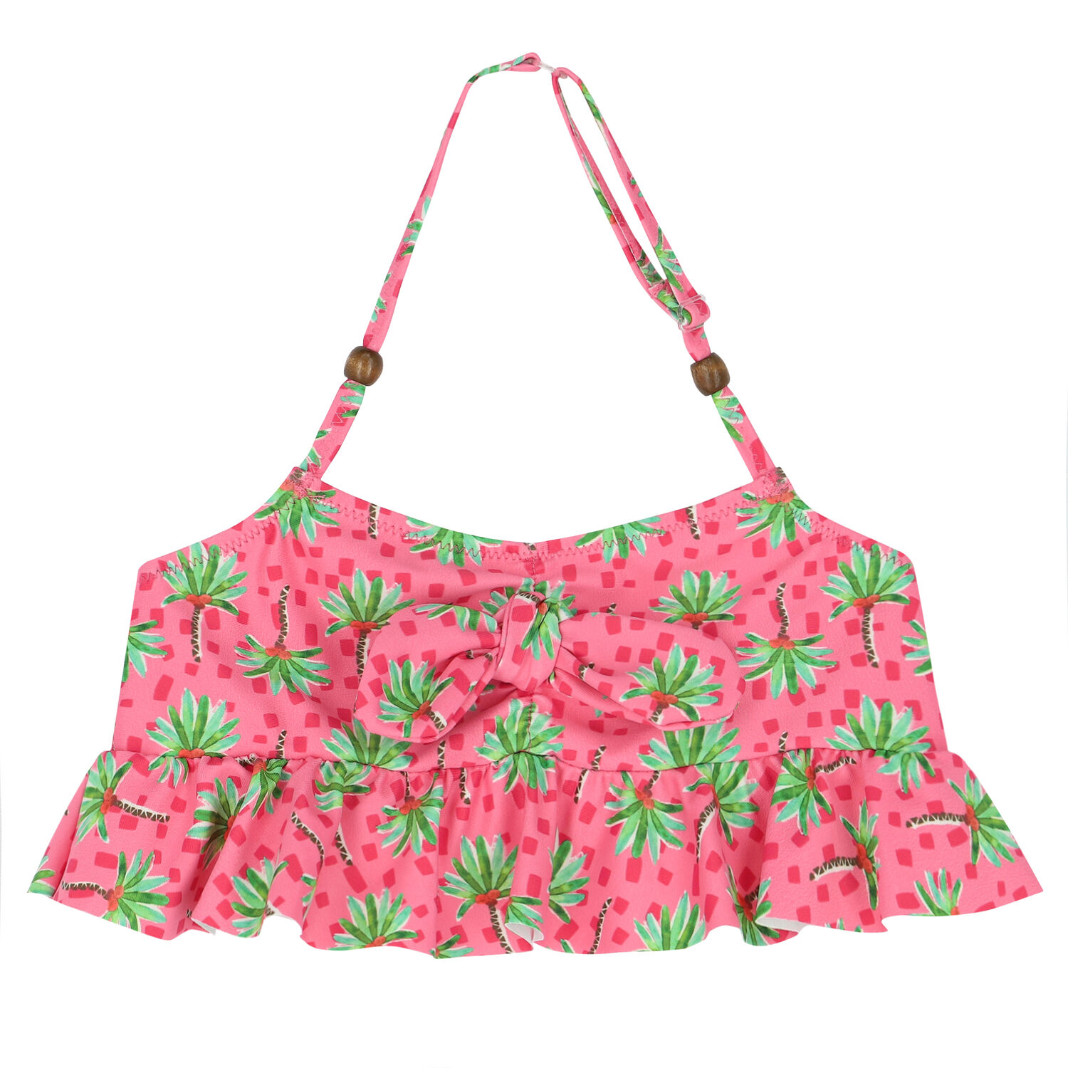 مايوه بيكيني بطبعة باللون الوردي, 1, hi-res