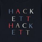 سويتشيرت أولاد بالشعار باللون الكحلي, 1, hi-res