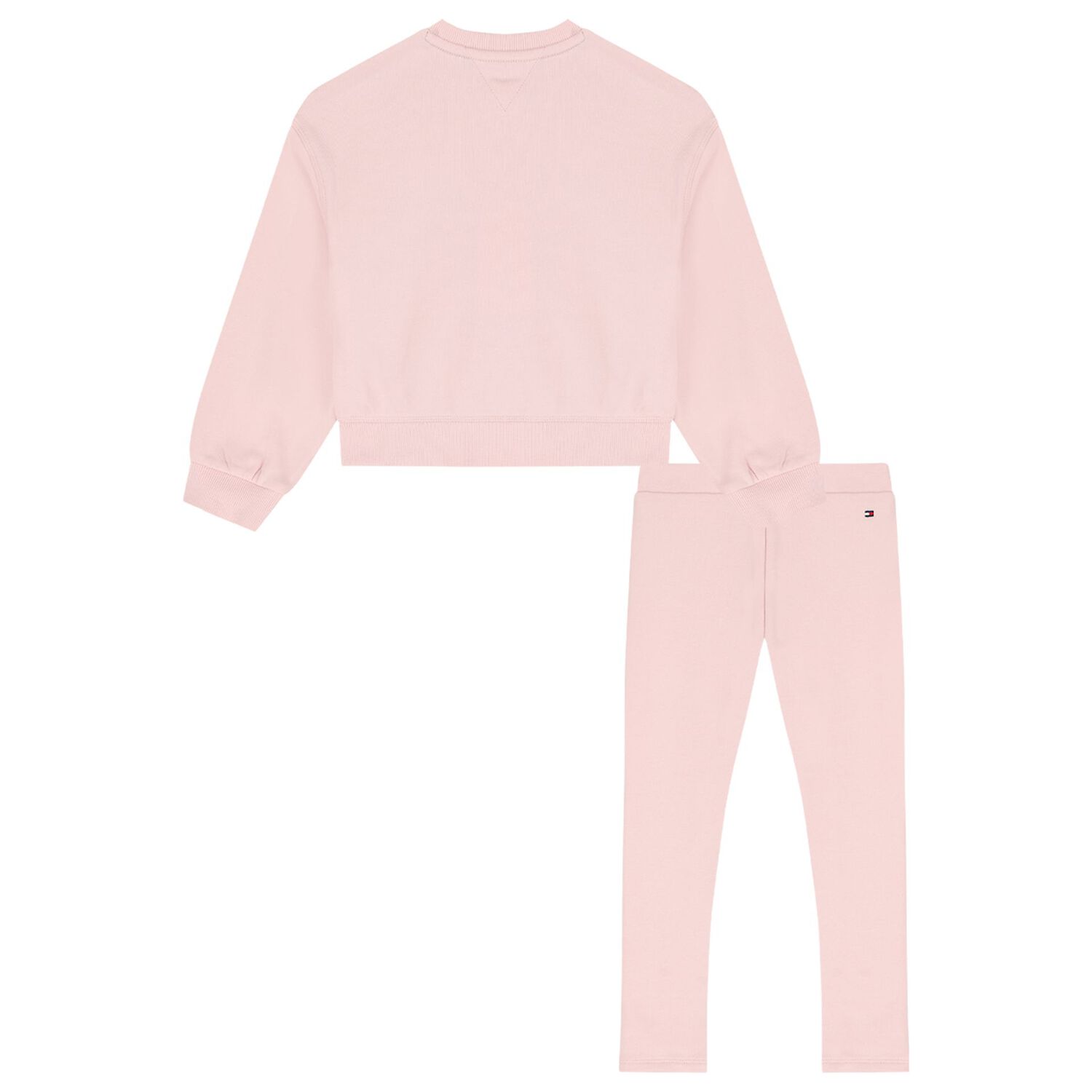 Girls Pink Logo Leggings Set, 2, hi-res