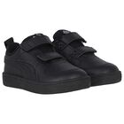 Younger Black Logo Rickie V Inf Trainers, 2, hi-res