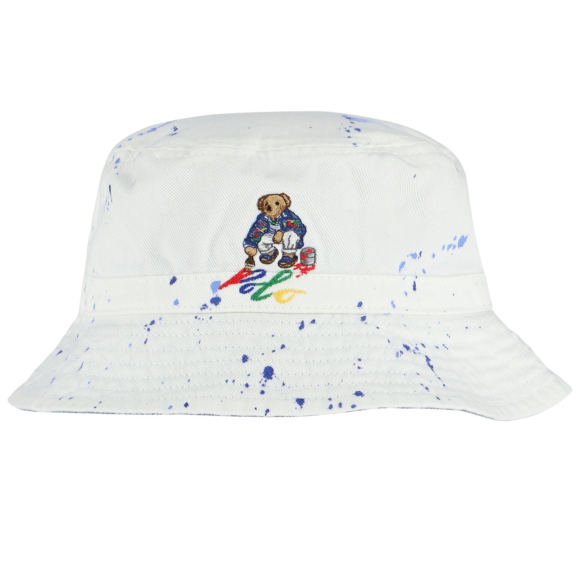 Ralph Lauren Boys White Logo Hat Junior Couture UAE