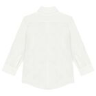 Boys White Logo Shirt, 1, hi-res